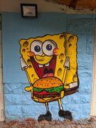 Spongebob als Graffiti 