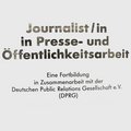 Foto einer Seminarunterlage zur faw-Fortbildung „Journalist/in in Presse- und Öffentlichkeitsarbeit“ in Zusammenarbeit mit der Deutschen Puclib Relations Gesellschaft e.V. (DPRG)