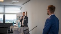Andreas Weber und Fabian Duprée Andreas Weber (Geschäftsführer faw) und Fabian Duprée, Projektreferent ZenaB und Moderator der Fachtagung