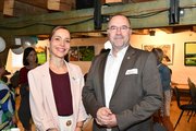 Sabine Oberkirsch und Oberbürgermeister Steffen Zenner Foto von Sabine Oberkirsch und Oberbürgermeister Steffen Zenner