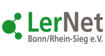 Logo von LerNet Bonn/Rhein-Sieg e.V.. Der Schriftzug ist in Grün und Schwarz gehalten.