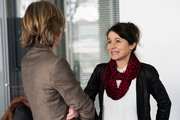 Birgit Eiber, Beiratsmitglied (Bundesagentur für Arbeit), im Gespräch mit Univ.-Prof. Dr. Mathilde Niehaus