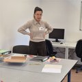 Daria Matic zeigte den interessierten Teilnehmenden des RehaDialogs Übungen aus dem Melba-Test-Verfahten.