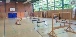 Teaserbild: Blick in eine Turnhalle