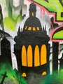 Graffiti der Frauenkirche