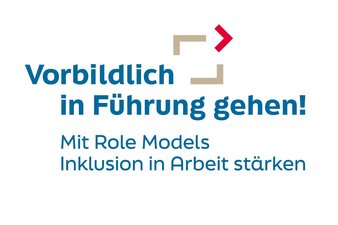 Logo des Projekts „Vorbildlich in Führung gehen! Mit Role Models Inklusion in Arbeit stärken“