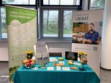 Foto des faw-Messestandes auf der Fachausstellung zum 16. Nachsorgekongress