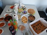 Foto von typischen ukrainischen Speisen