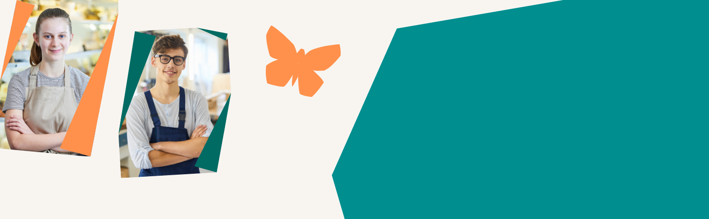 Leistungen nach § 60 SGB IX Zwei junge Menschen am Arbeitsplatz. Symbolbild Leistungen nach § 60 SGB IX