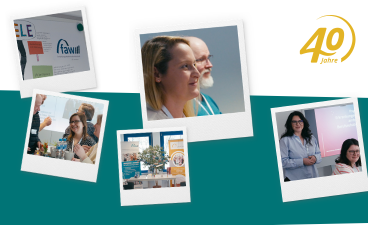 Teaserbild: Fünf Polaroidbilder, die verschiedene Personen und Augenblicke der Veranstaltung darstellen. 