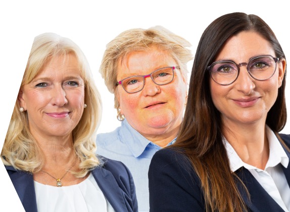 Ute Brell, Caterina Schott, Vasiliki Chatzis-Heil (v.l.n.r.)