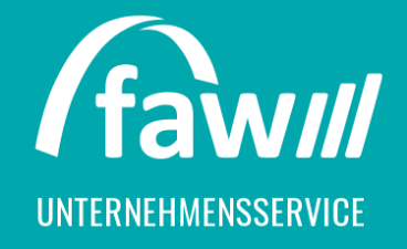 Das Logo des Unternehmensservice FAW Plauen