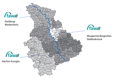 Inhaltsbild: Karte EAA Regionen Rheinland